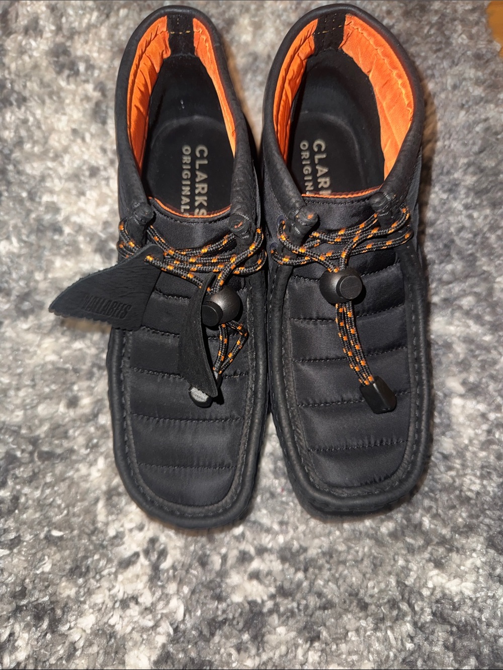 Clarks Wallabee Men's Black Quilted Slip-On Boot